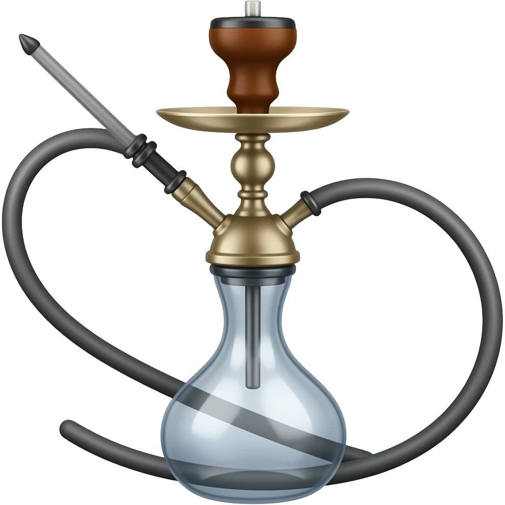 ذغال  ساخت اموجی قلیان با دوسیب emoji