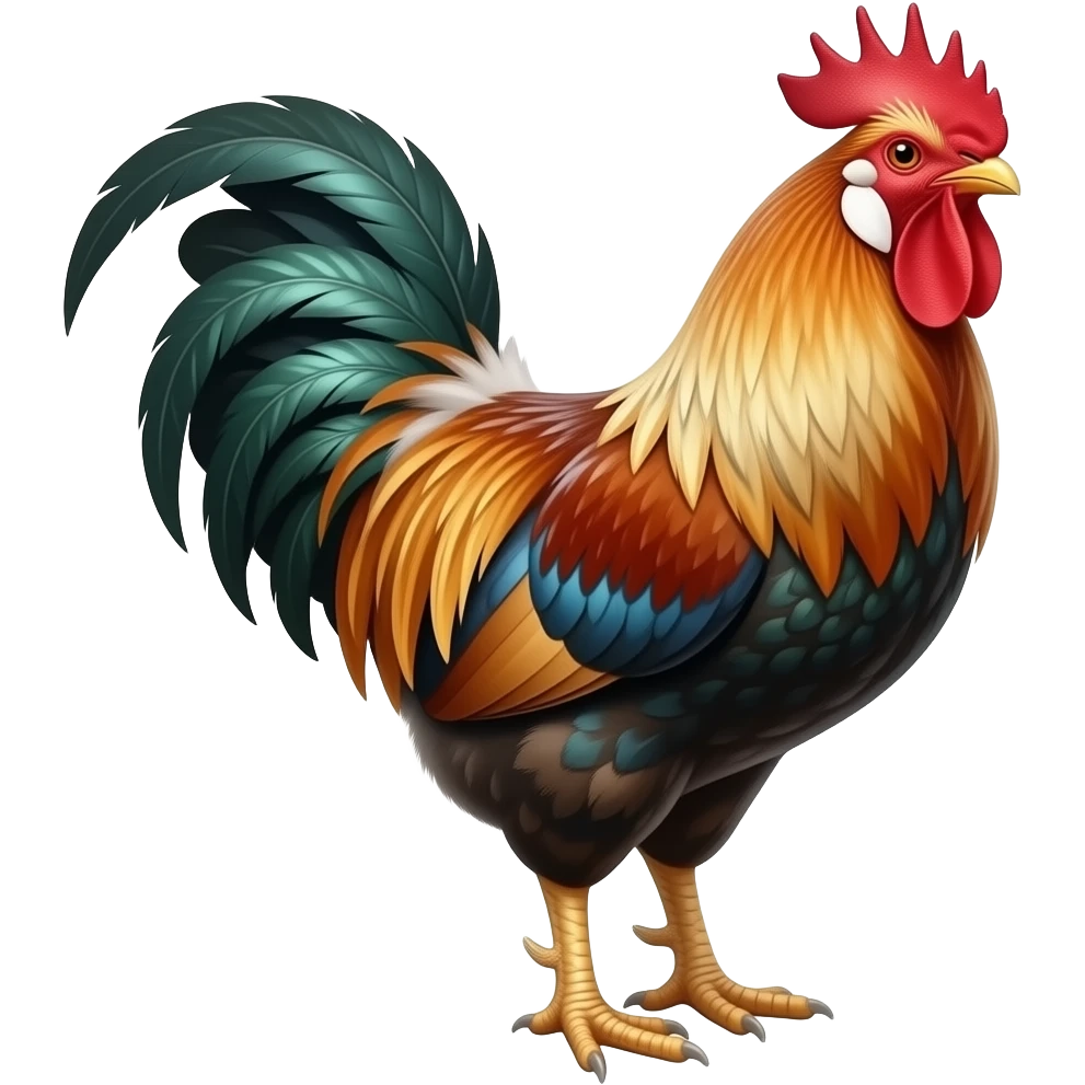 Chinese Zodiac, Realistic Rooster emoji