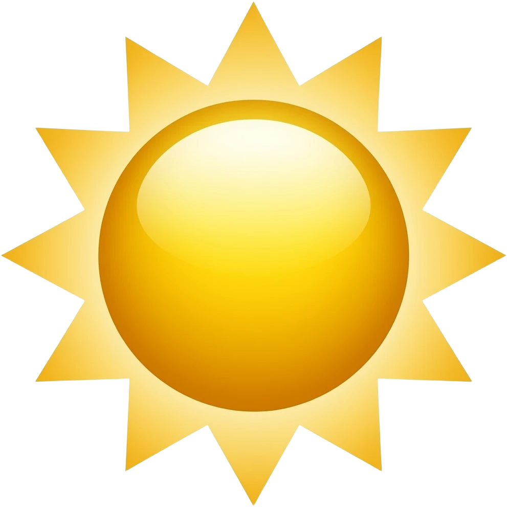 Sun emoji