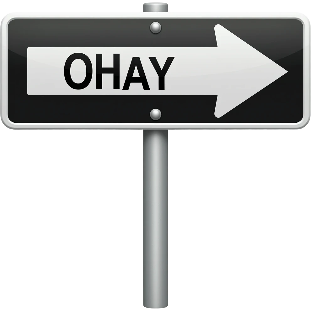 One Way emoji