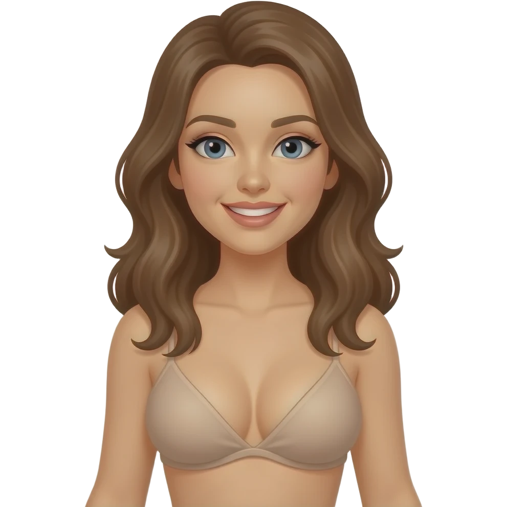 Take your braa off,show me just on nude boob emoji
