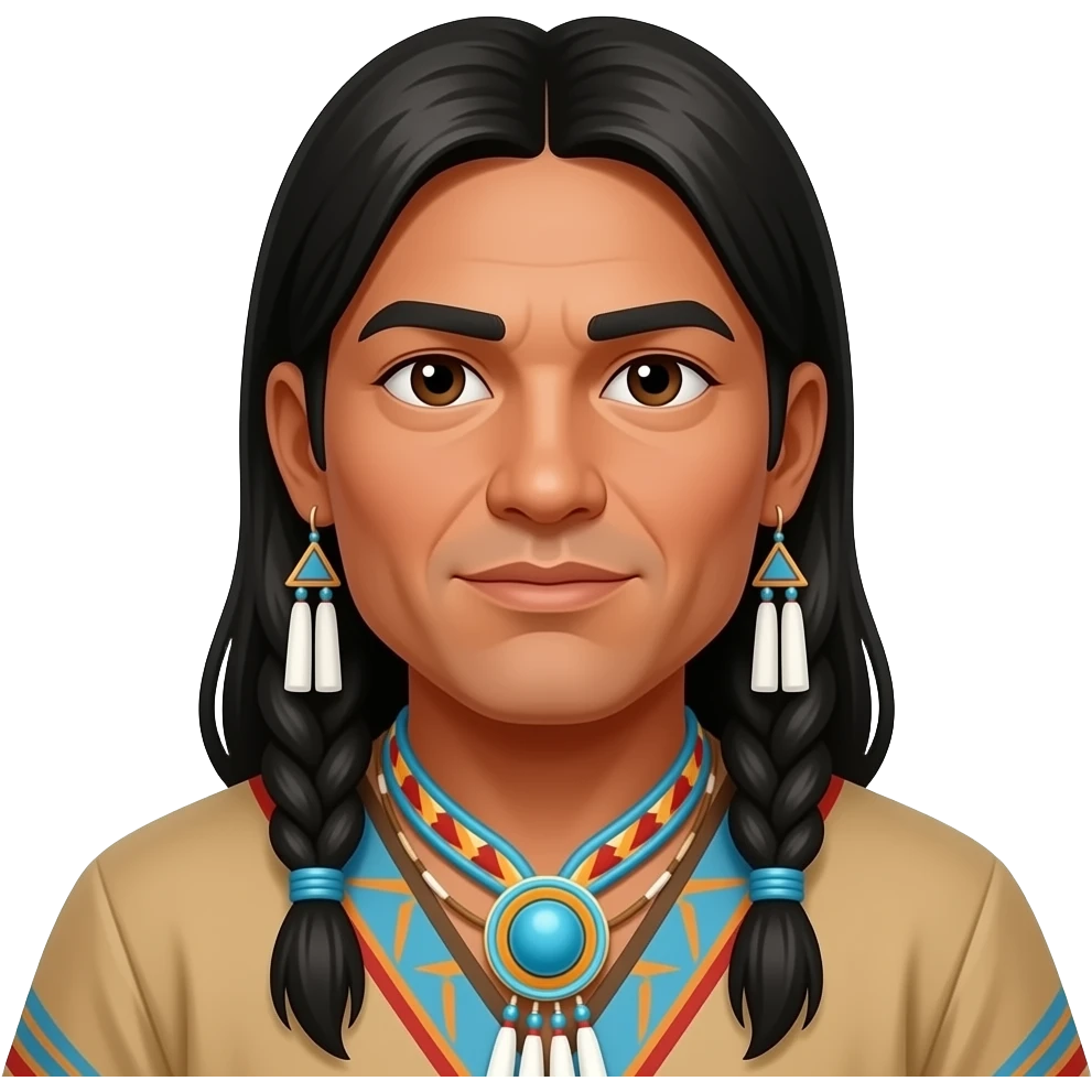 Native American man emoji