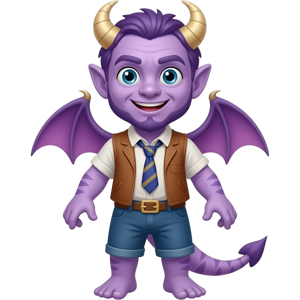 The Mischievous Purple Imp emoji