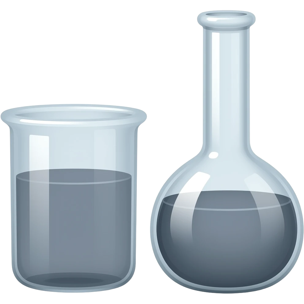 beaker and flask emoji