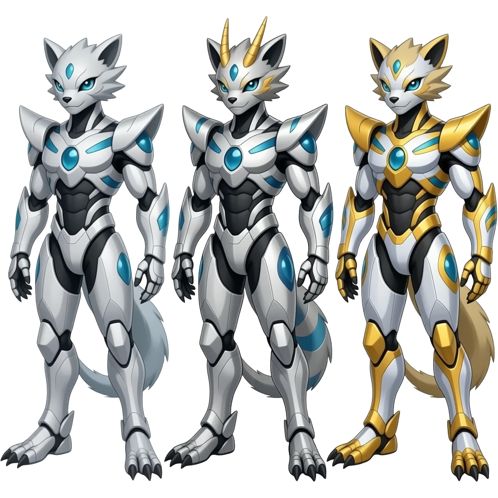 Latios-Dialga-Kyurem-Darkrai-Genesect-Exveemon-animal-hybrid emoji