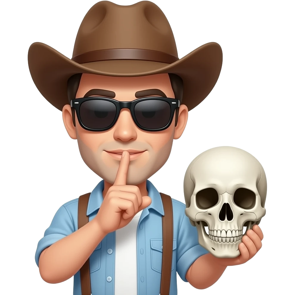 😎🤠💀🤫 emoji