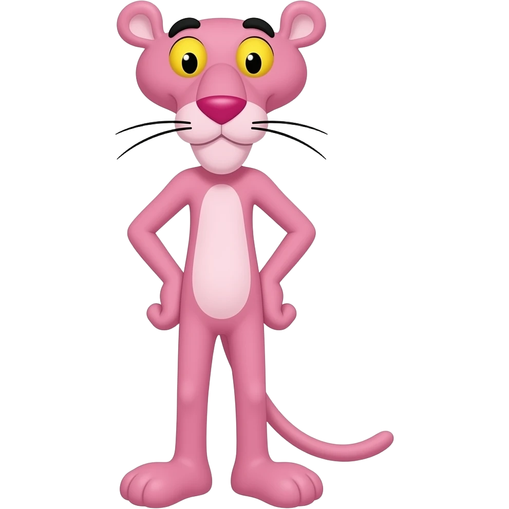 La panthère rose emoji