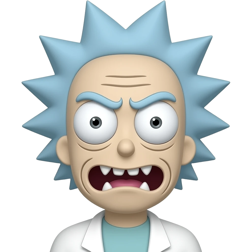 Evil morty emoji