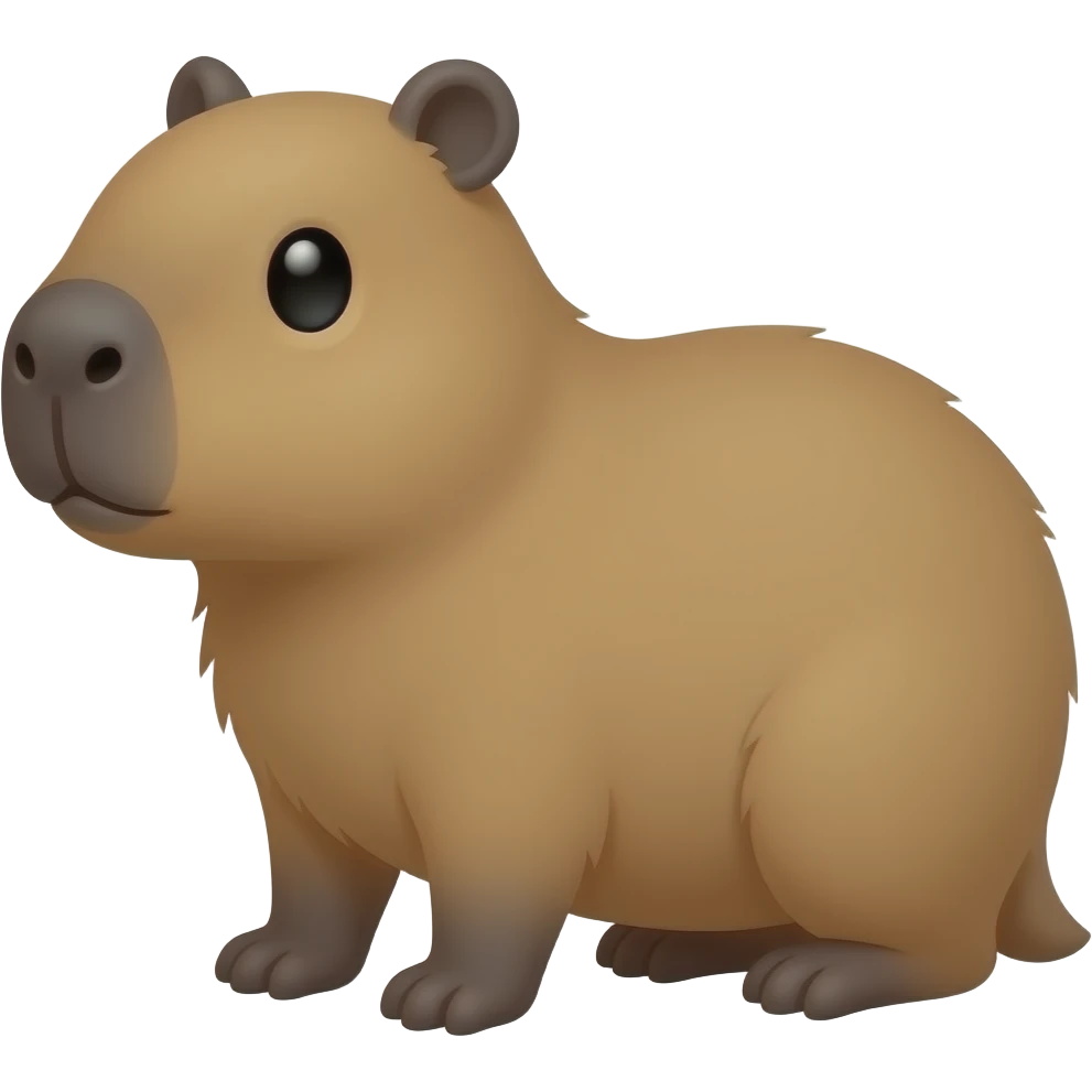 Cute Capybara emoji