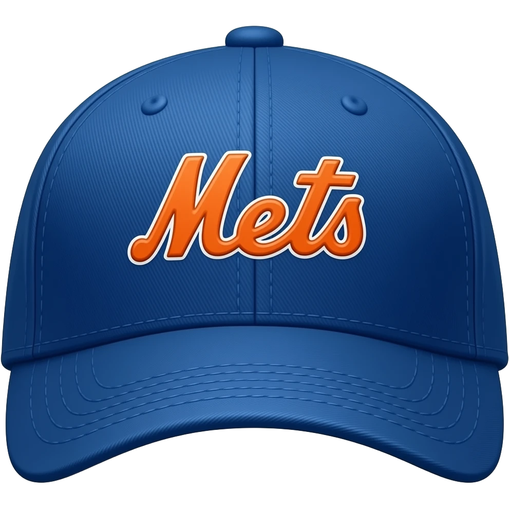 Mets baseball hat emoji