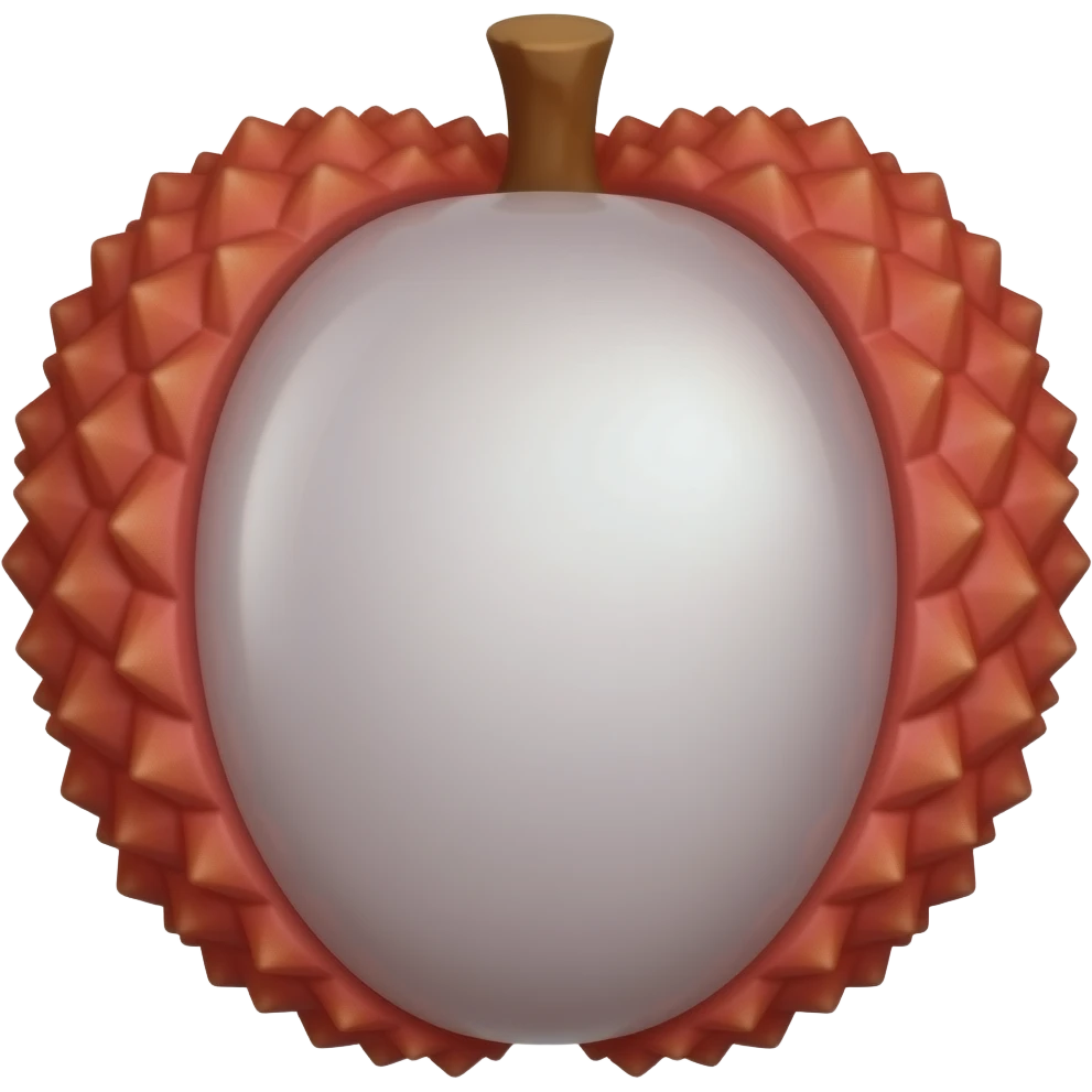 Lychee emoji
