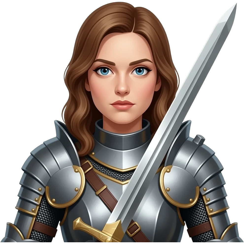 Female knight emoji