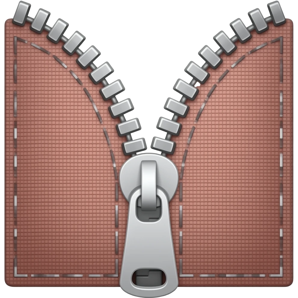 cerniera zip emoji
