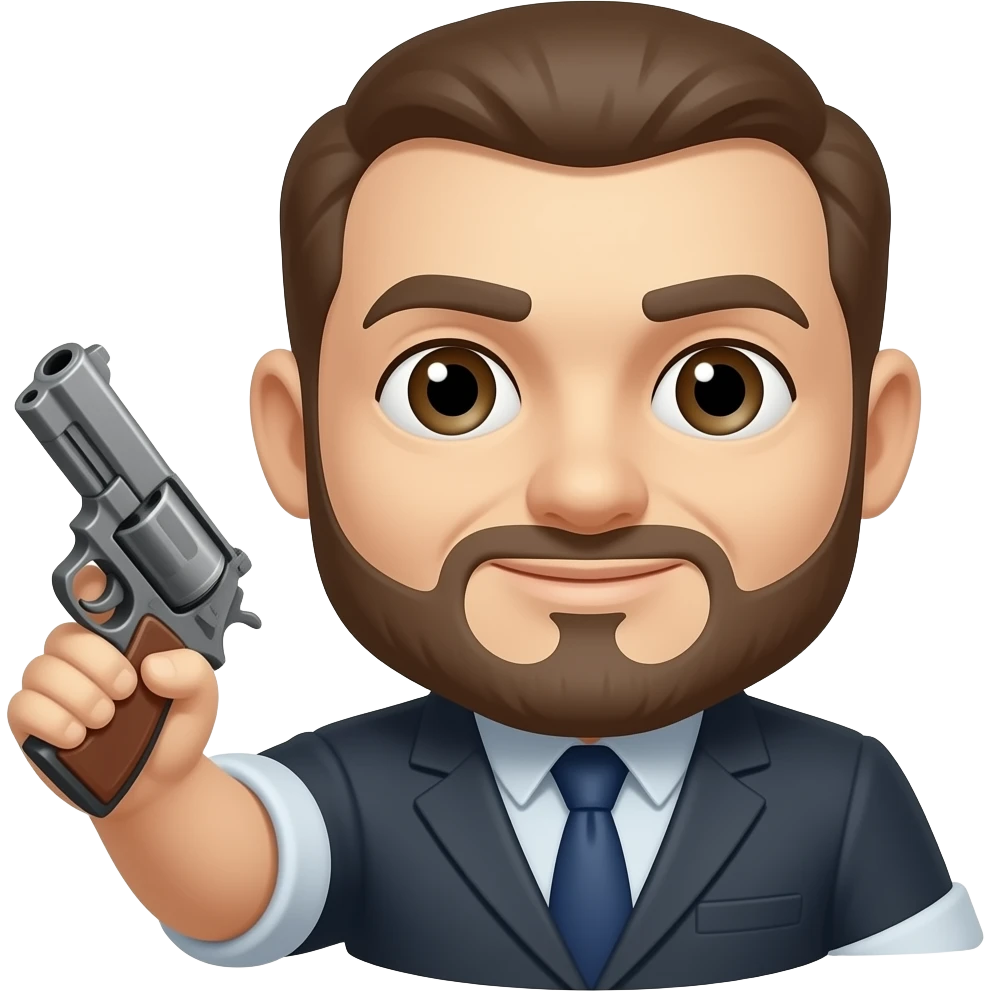 Face with a gun emoji