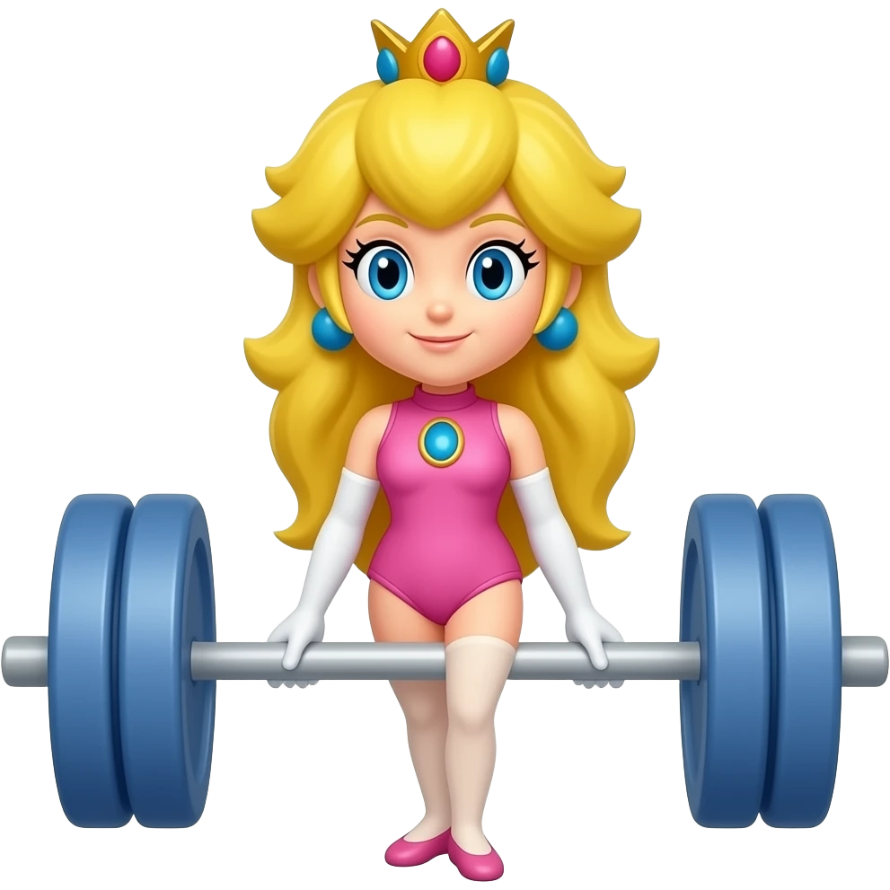 princesse Peach justaucorps  gym emoji