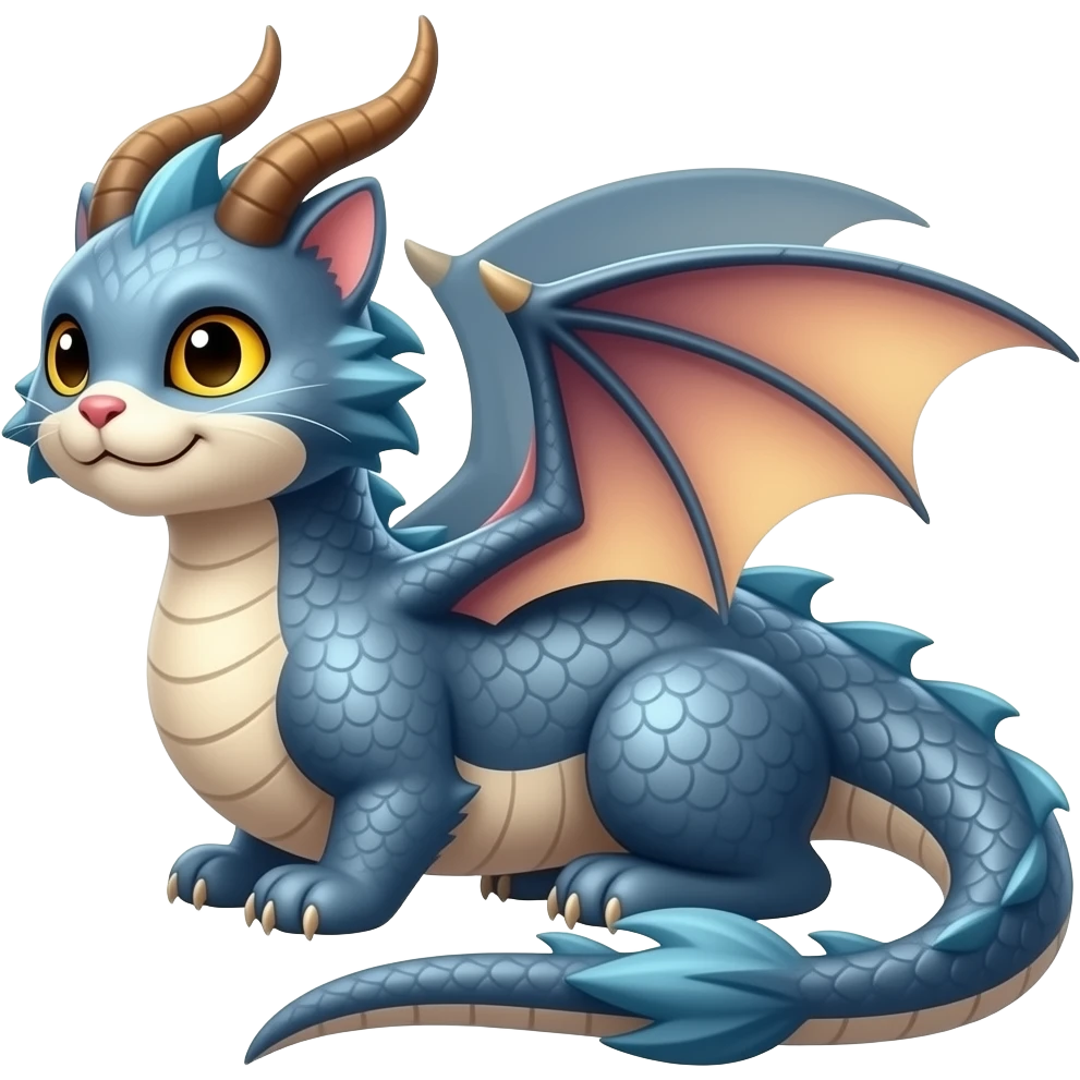 🏵️🏵️Dragon cat emoji
