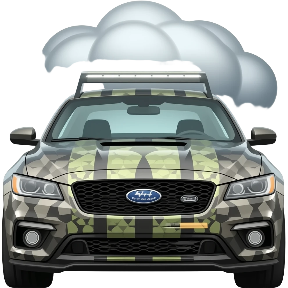 The tiv 2 storm chasing car emoji