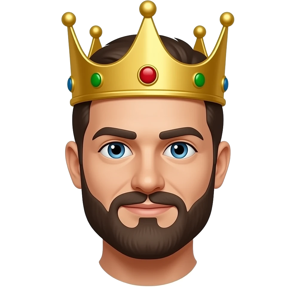 Crowned man emoji