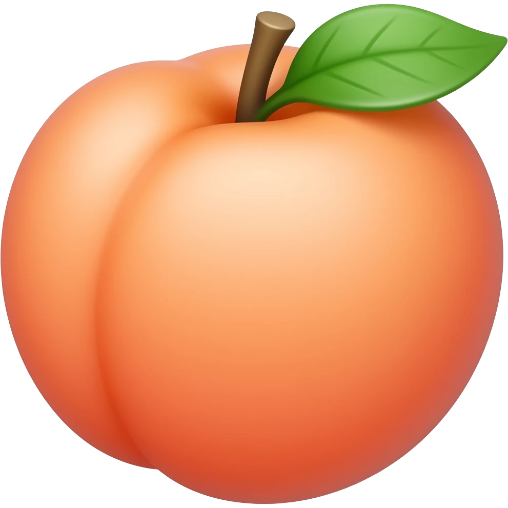 Peach emoji