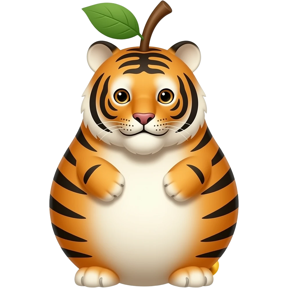 Pear tiger emoji