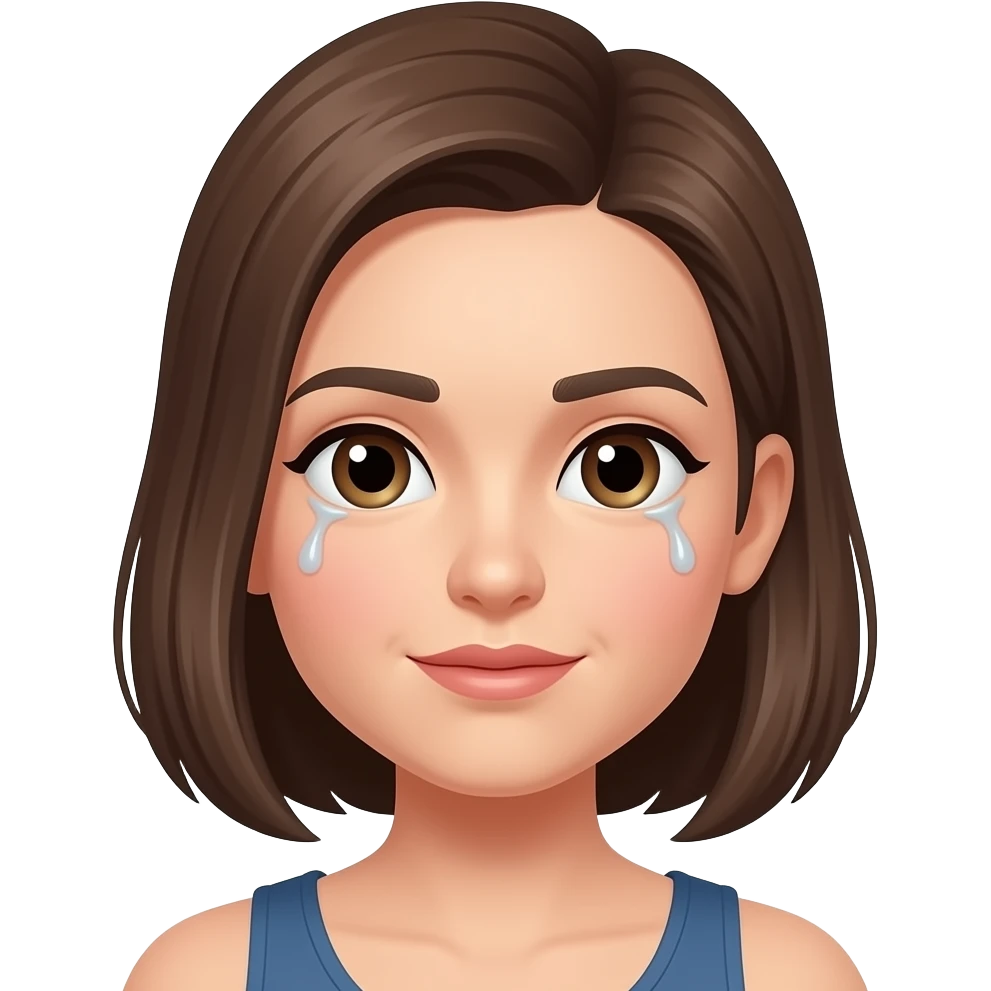 Mujer sudando emoji