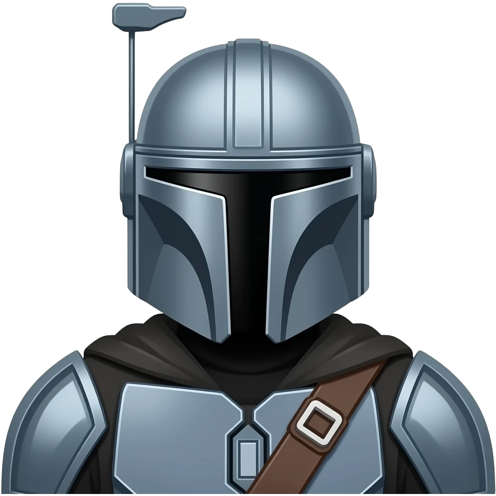 the mandalorian star wars emoji