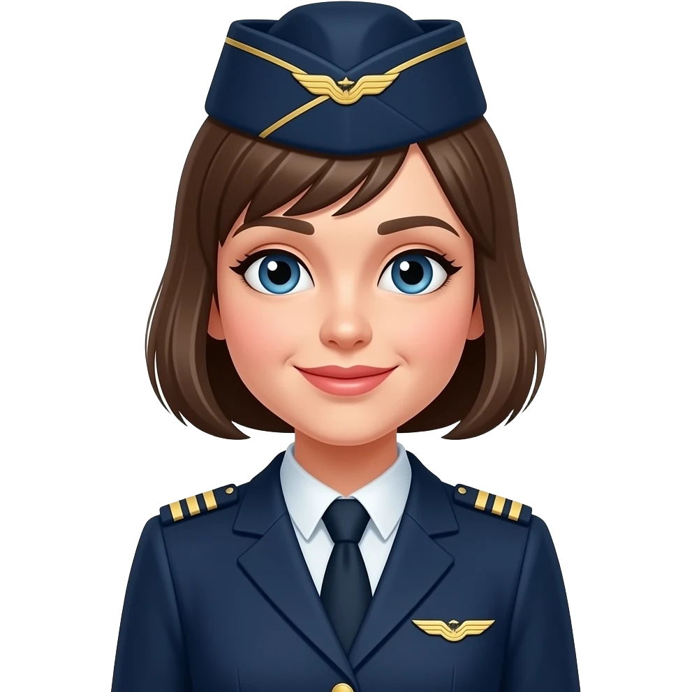 cabin crew girl emoji