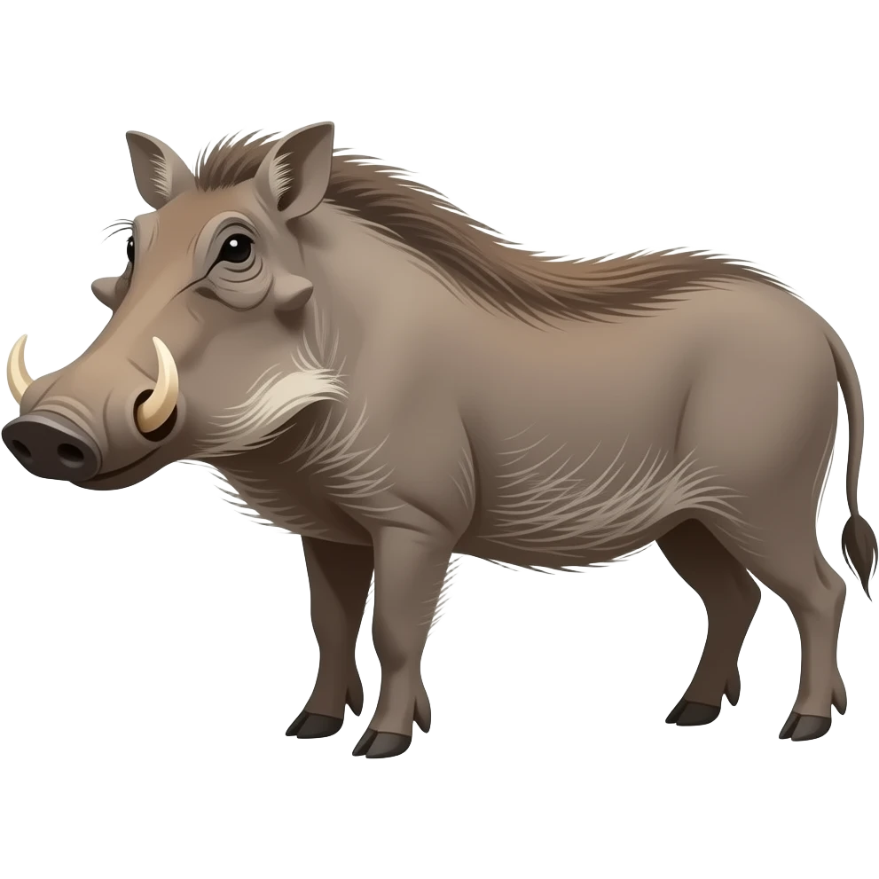 Create A warthog emoji