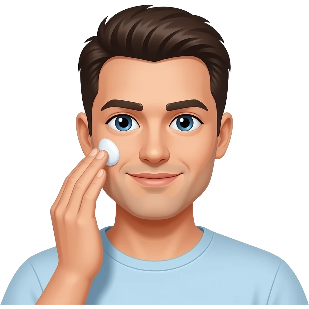 men skin care emoji