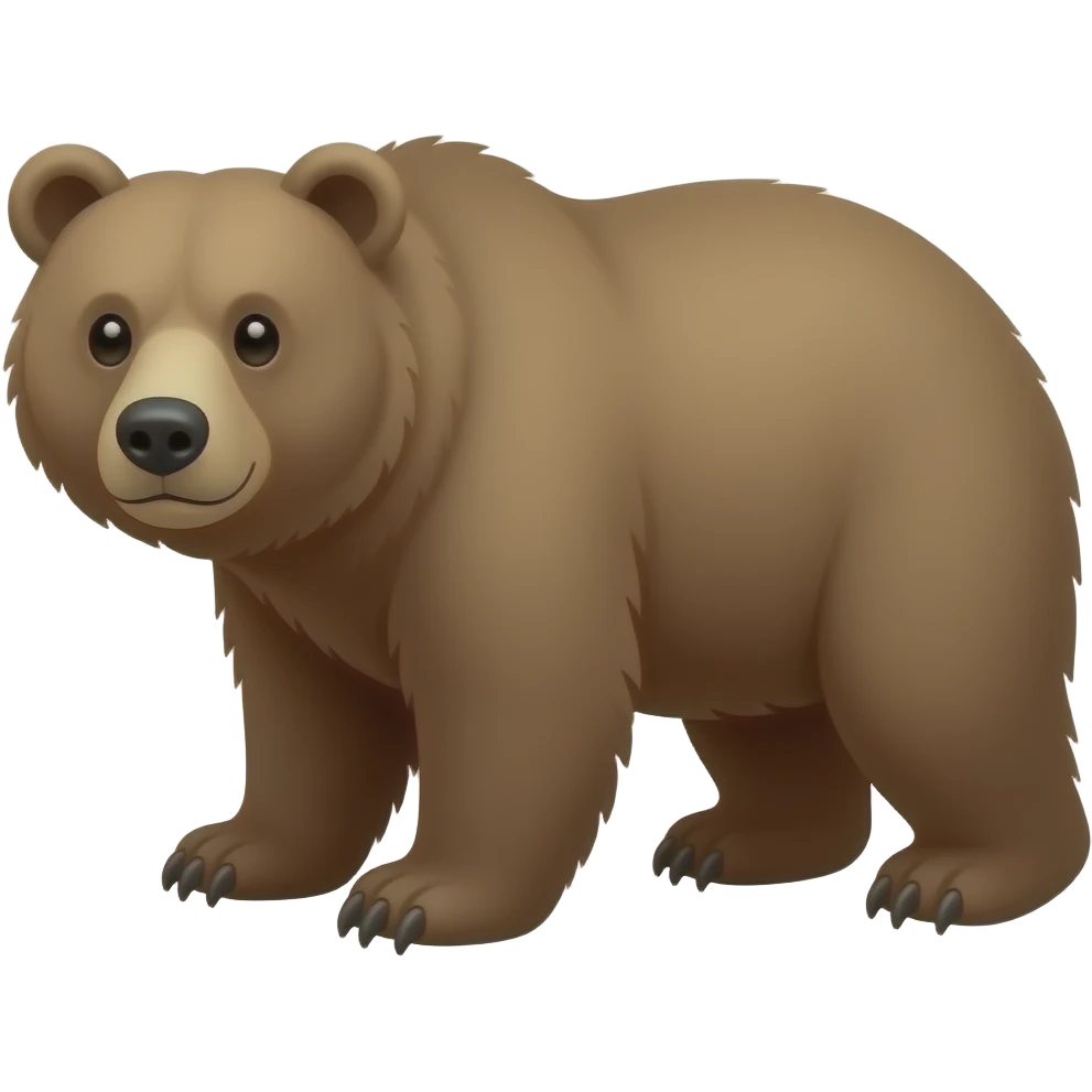 Grizzly bear emoji