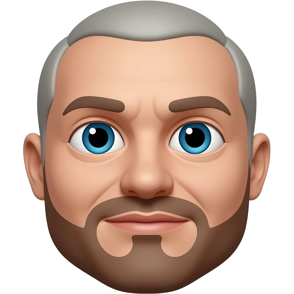 Distorted face emoji