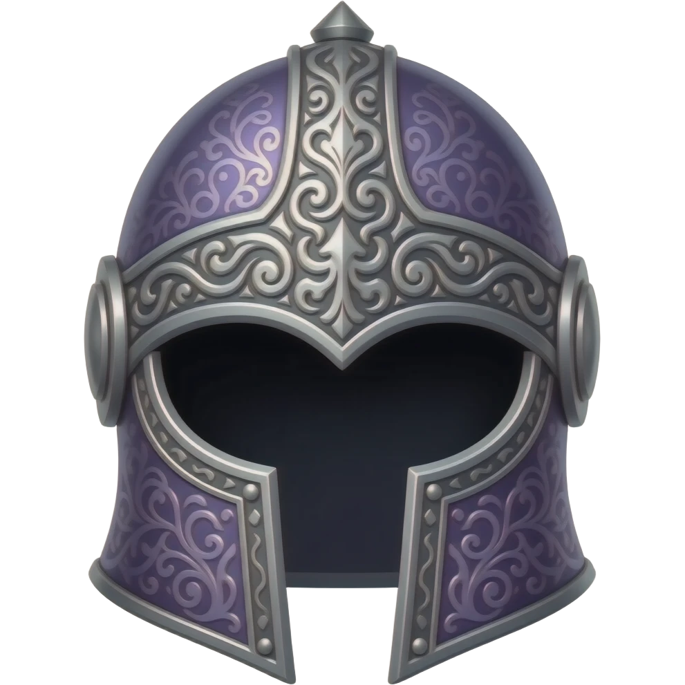 dark purpleknight helmet emoji