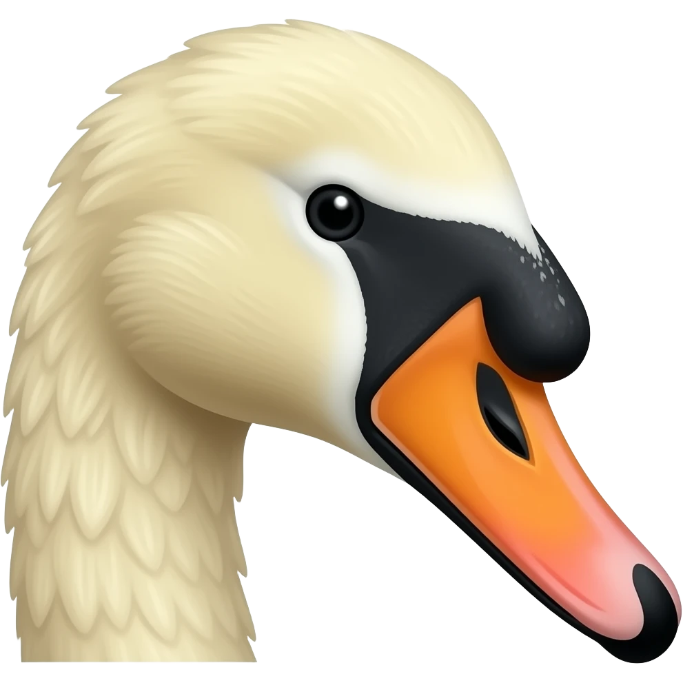 🦢 make that face right emoji