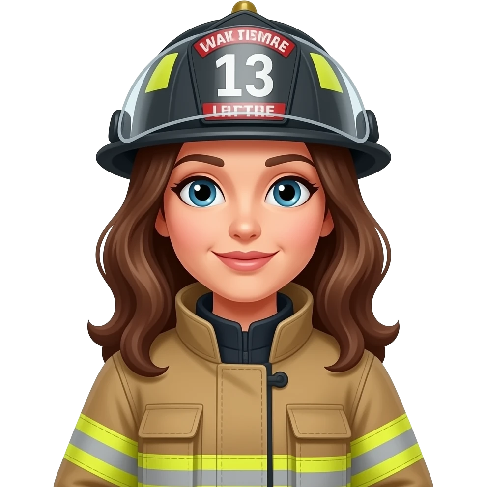 elle est amoureuse d’un pompier emoji
