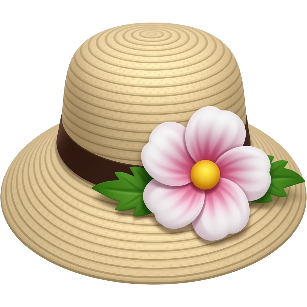Flower hat emoji | AI Emoji Generator