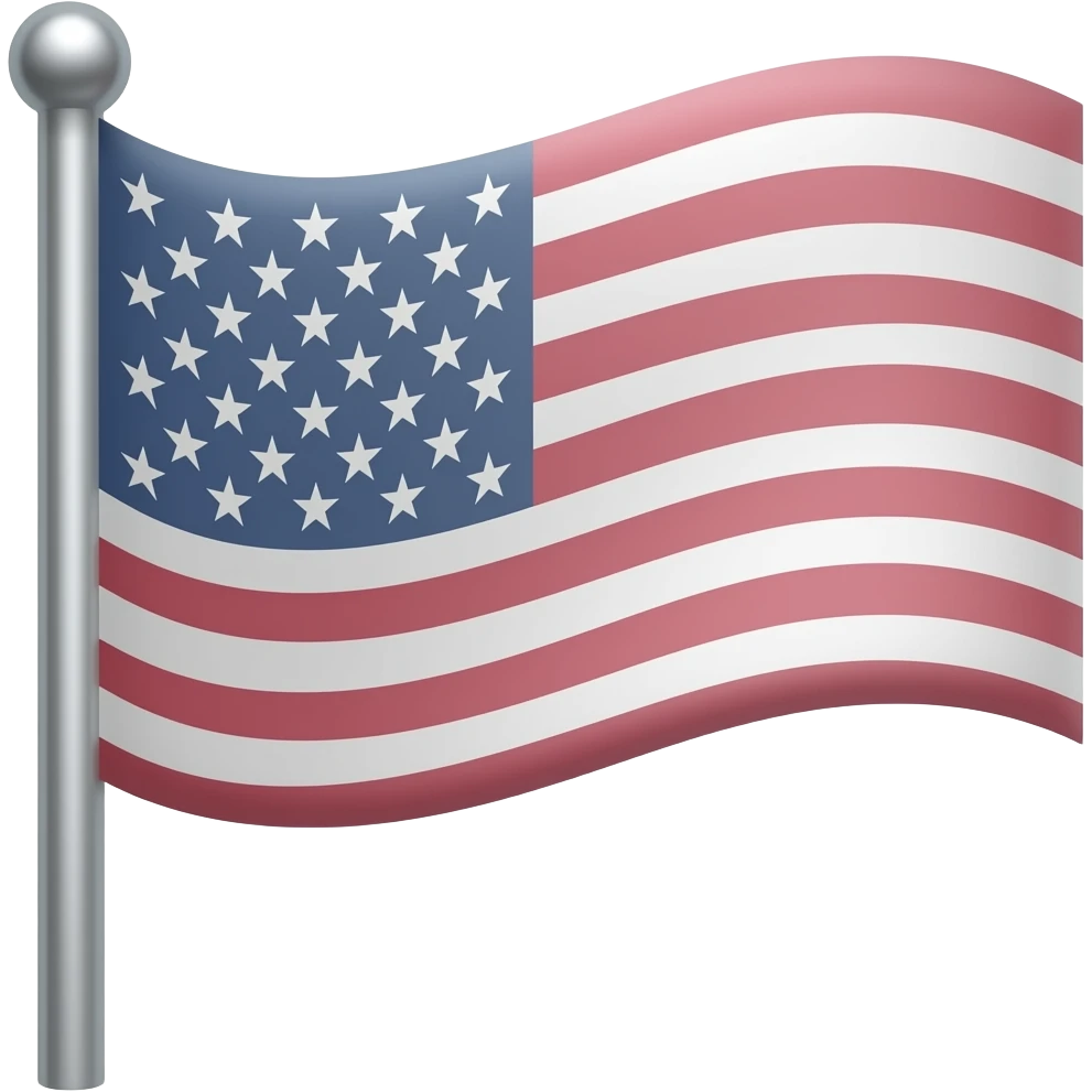 Flag line on a pole emoji