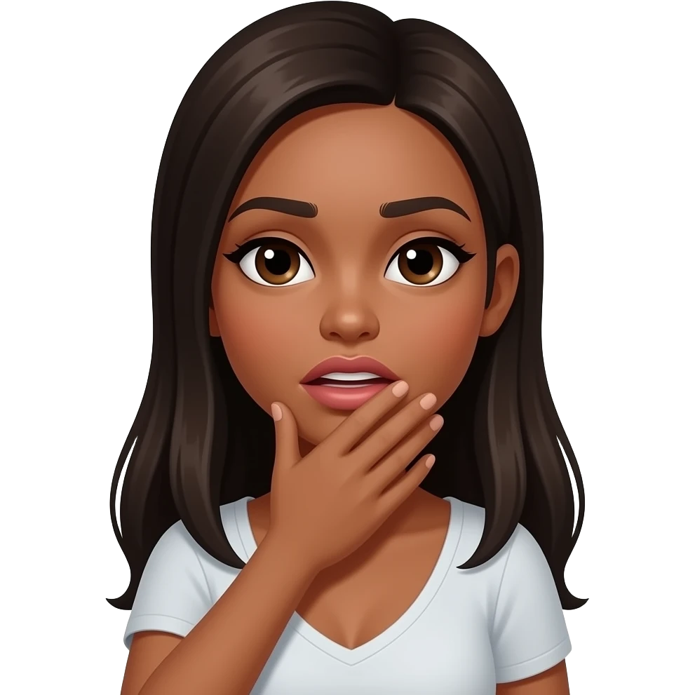 make her black choking herself emoji