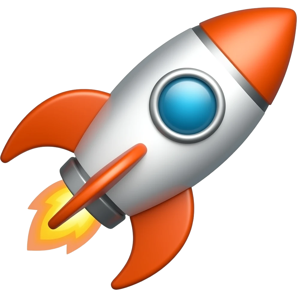 toy rocketship emoji