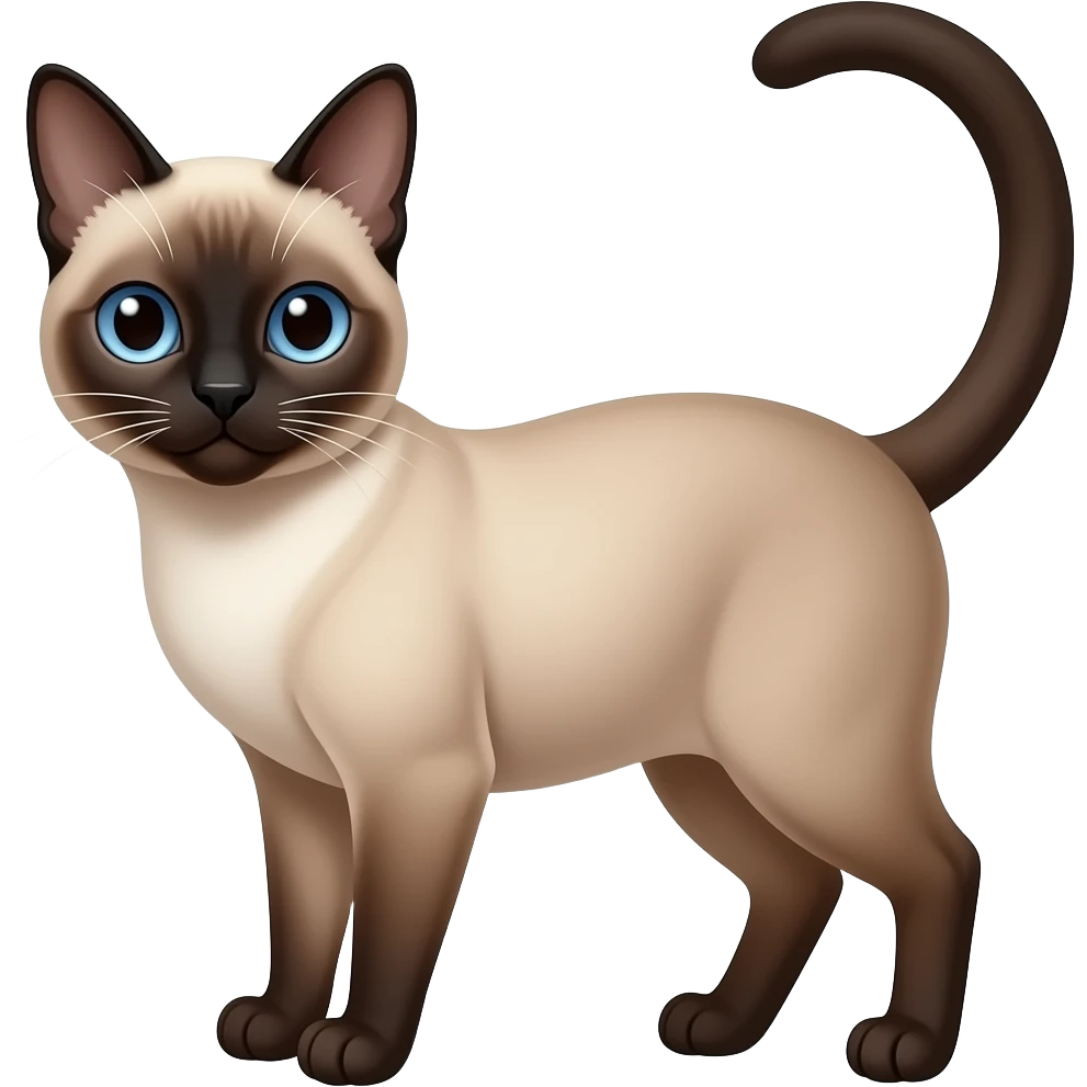 siamese cat emoji