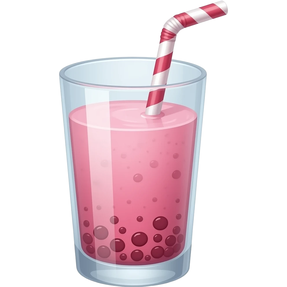 Smoothie pink emoji