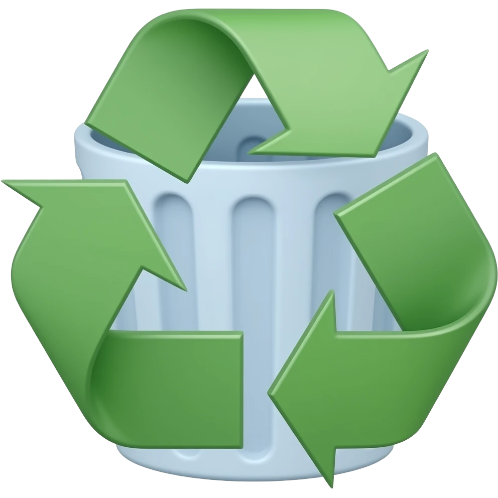 recylce bin emoji