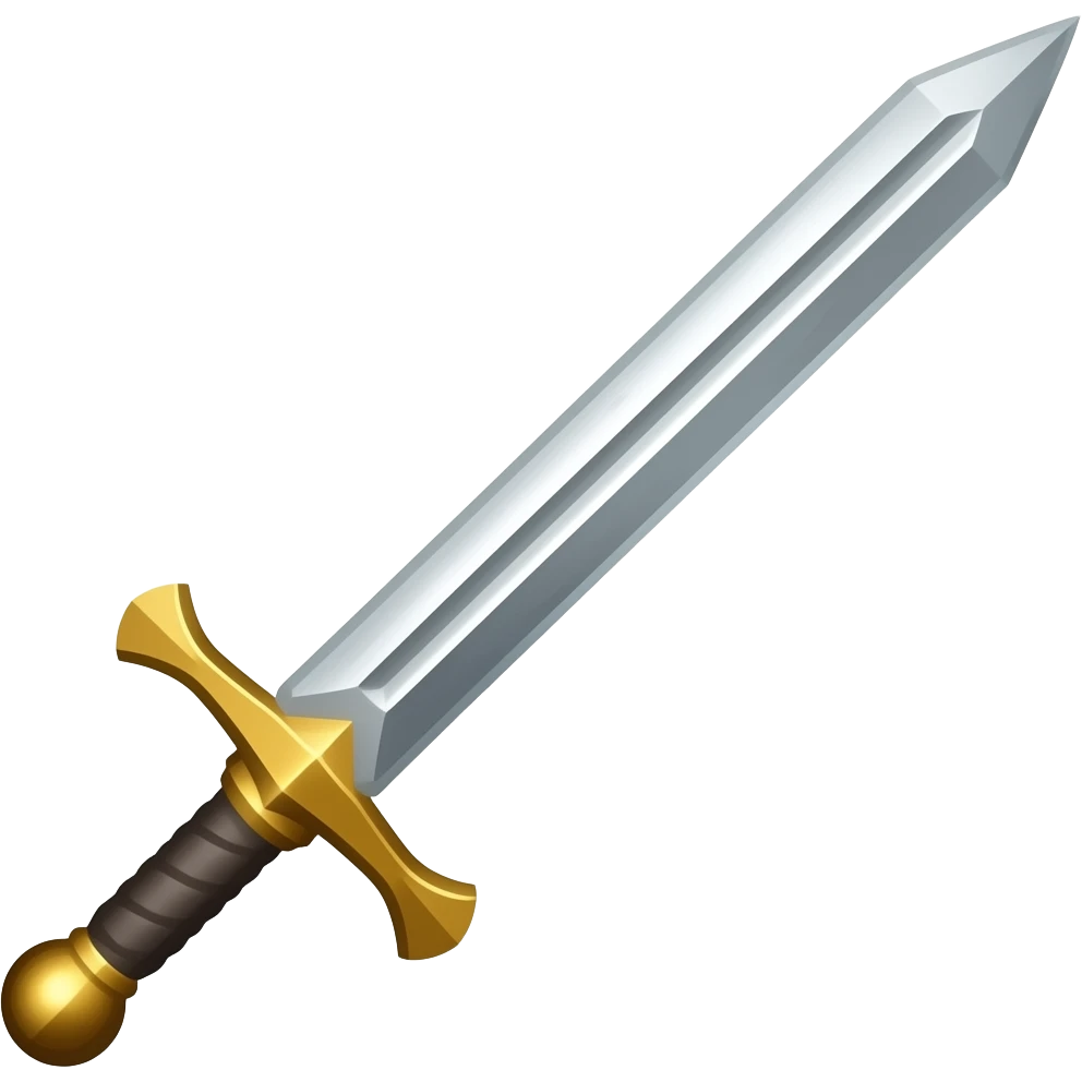 ไอเท็มในเกมส์ ดาบเงิน emoji