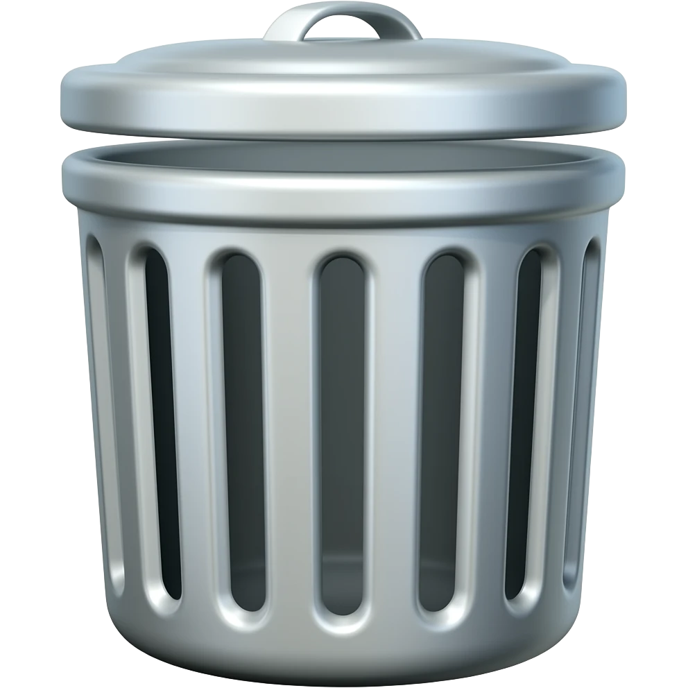 Trashcan emoji