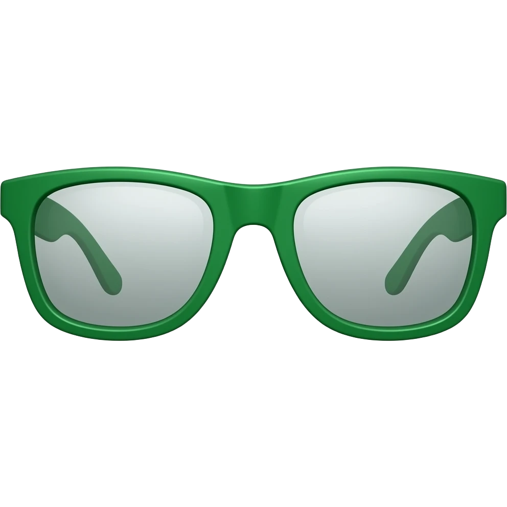 Green Rectangle Glasses emoji