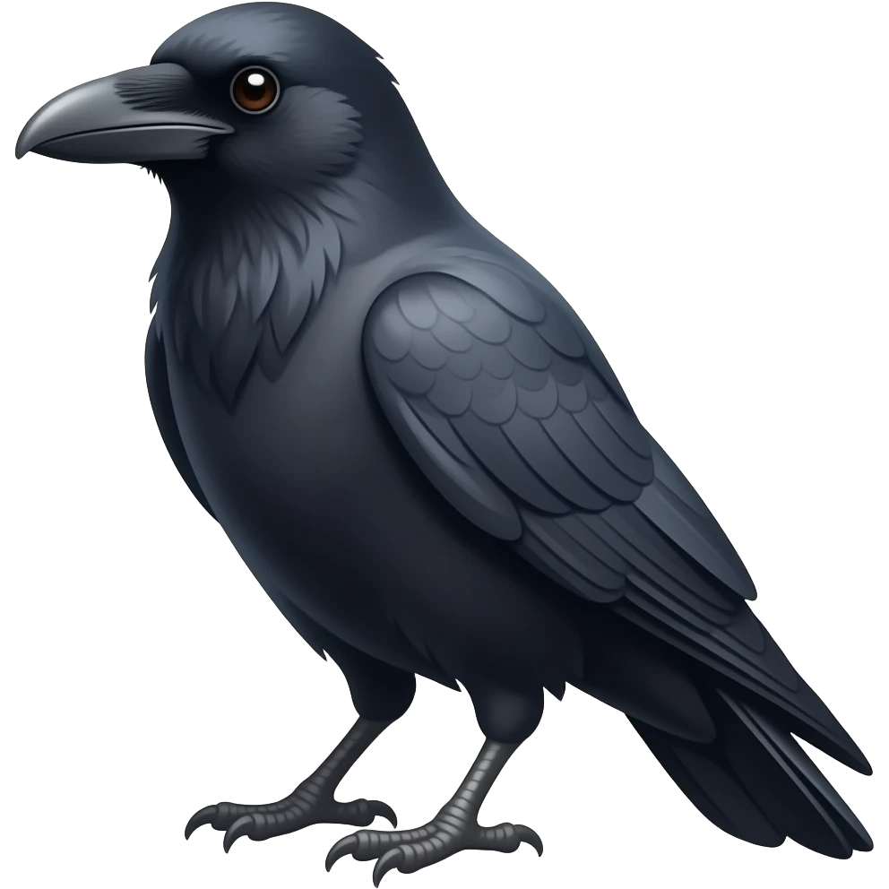 Crow emoji