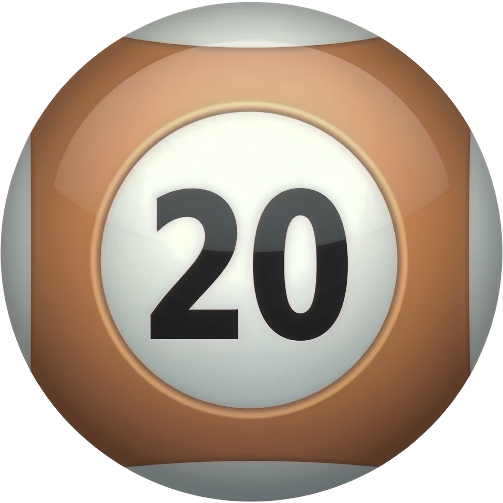 bola de bingo emoji