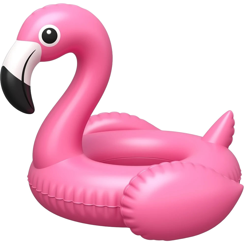 flamingo floatie emoji