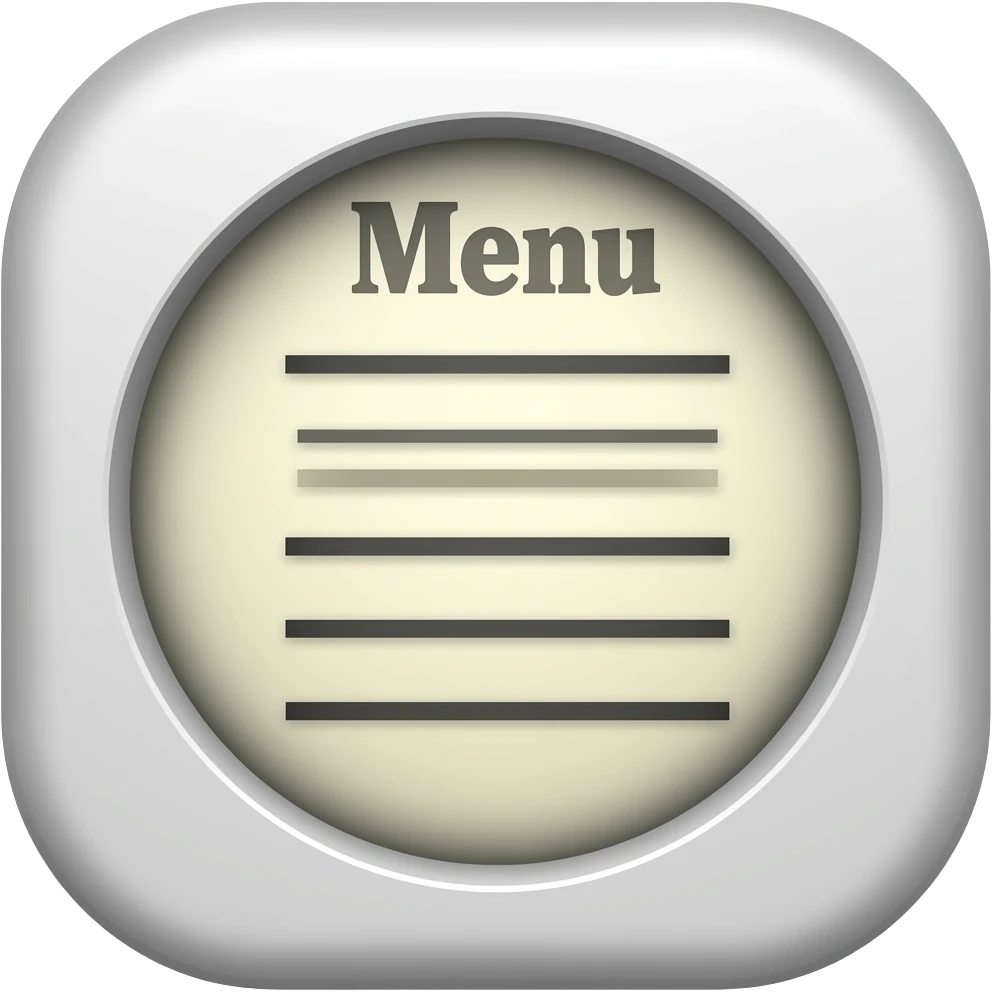 menu icon emoji