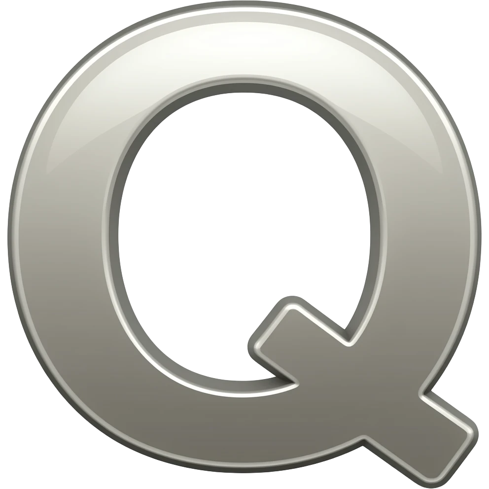 the letter Q emoji