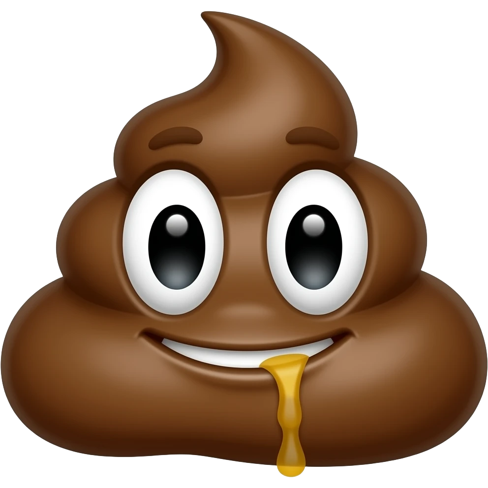 Cocô bêbado emoji